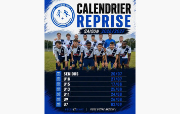 Dates de reprise